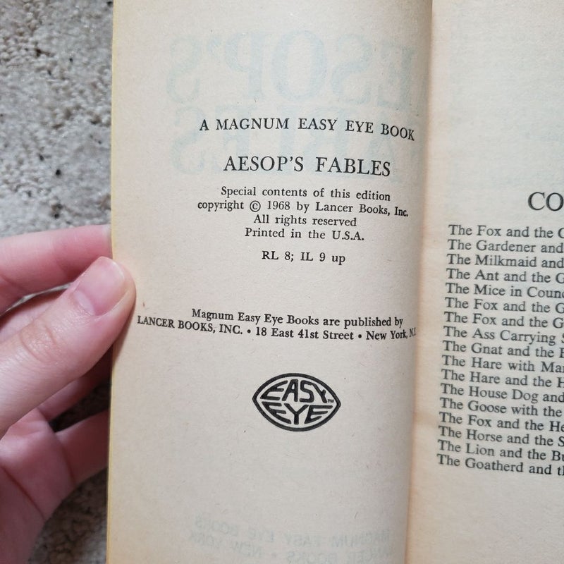 Aesop's Fables (Magnum Easy Eye Edition, 1968)