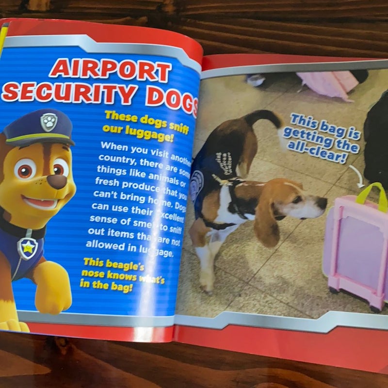 Paw Patrol Mega Machines, Real Rescue Dogs Flip Book