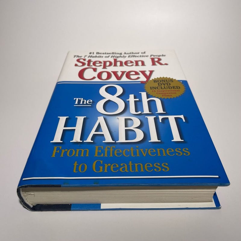 The 8th Habit: From Effectiveness to Greatness - Hardcover - USED GOOD