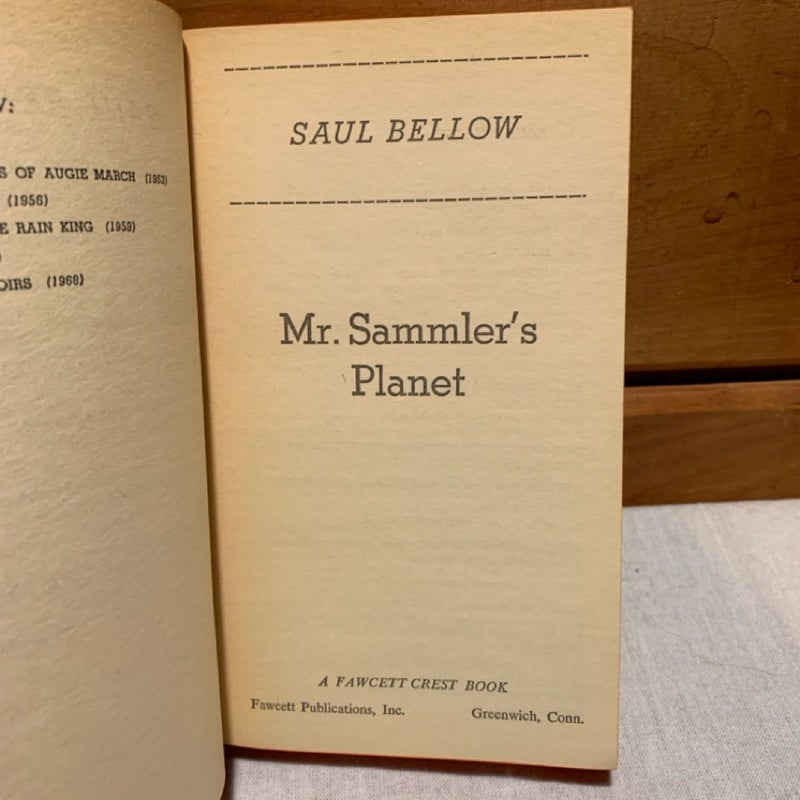 Mr. Sammler's Planet