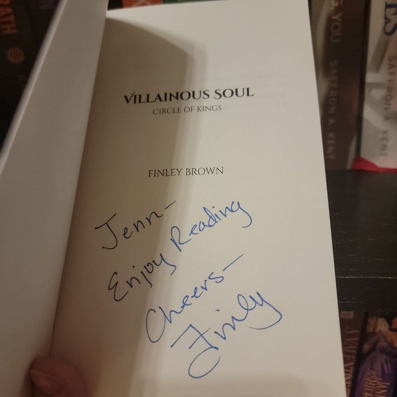 Villainous Soul - signed by author