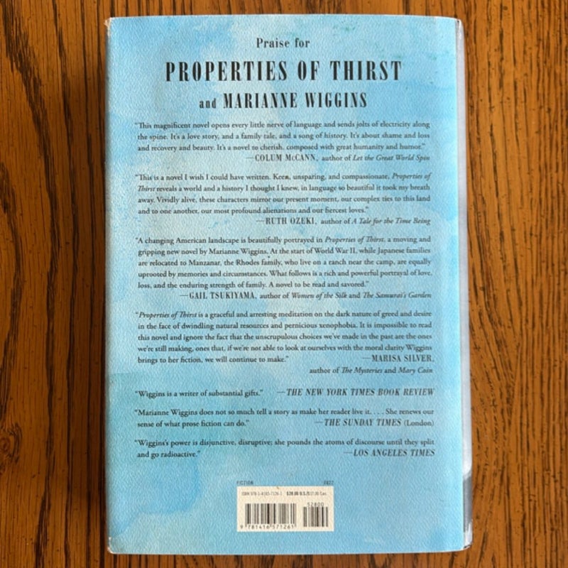 Properties of Thirst
