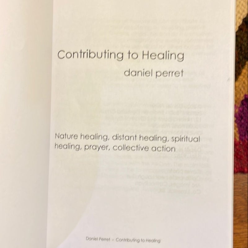 Contributing to Healing 