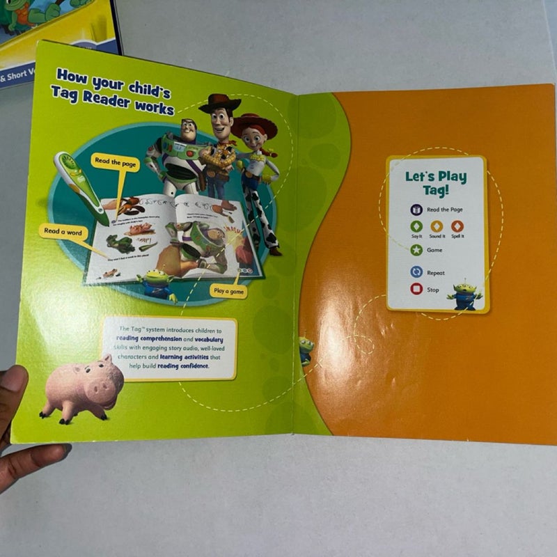 2 Leap Frog Tag Paper Back Books & 1 Tag Junior Thomas The Engine Book