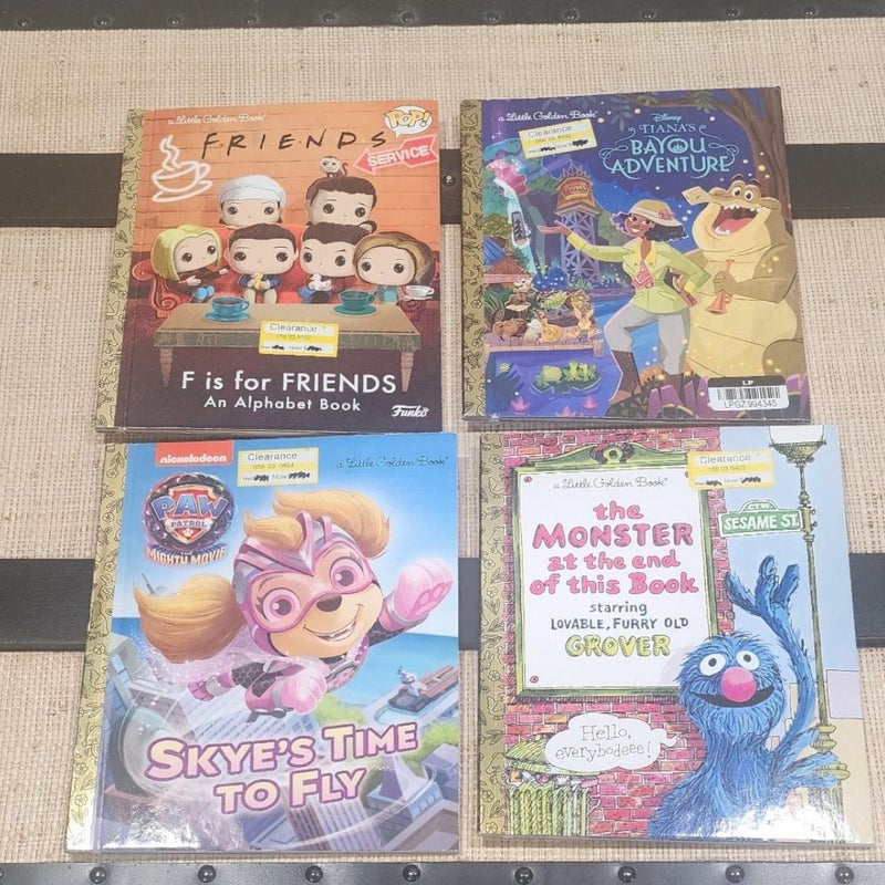 Lot of 4 Little Golden Kids Books 5