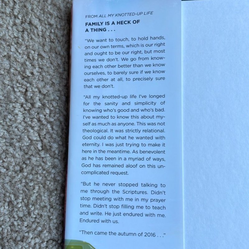 All My Knotted-Up Life