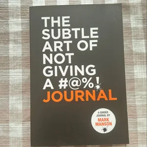 Subtle Art of Not Giving a #@%! Journal Merch Edition