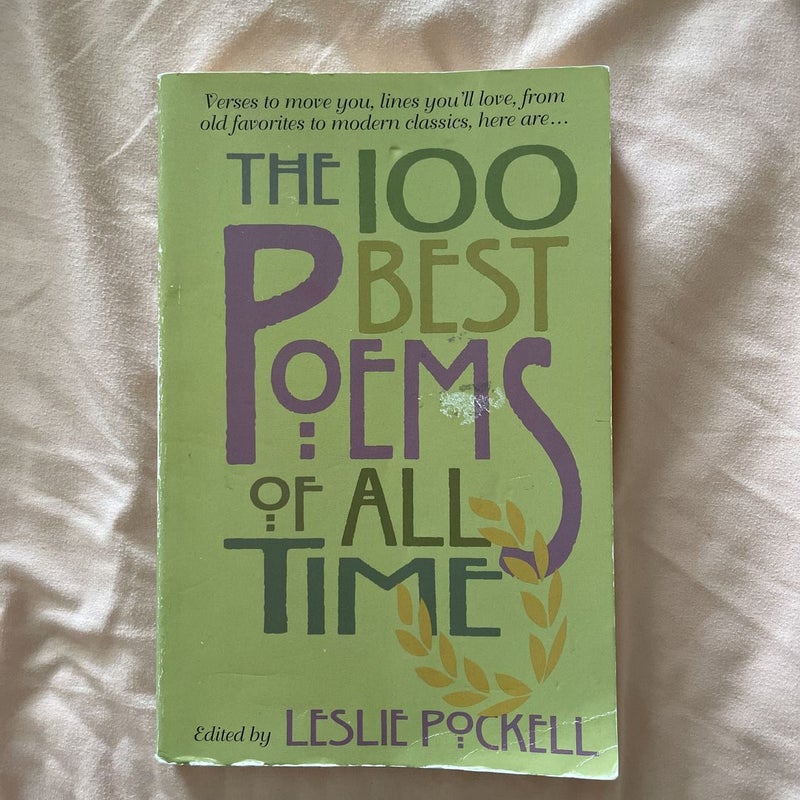 The 100 Best Poems of All Time by Leslie Pockell, Paperback | Pangobooks