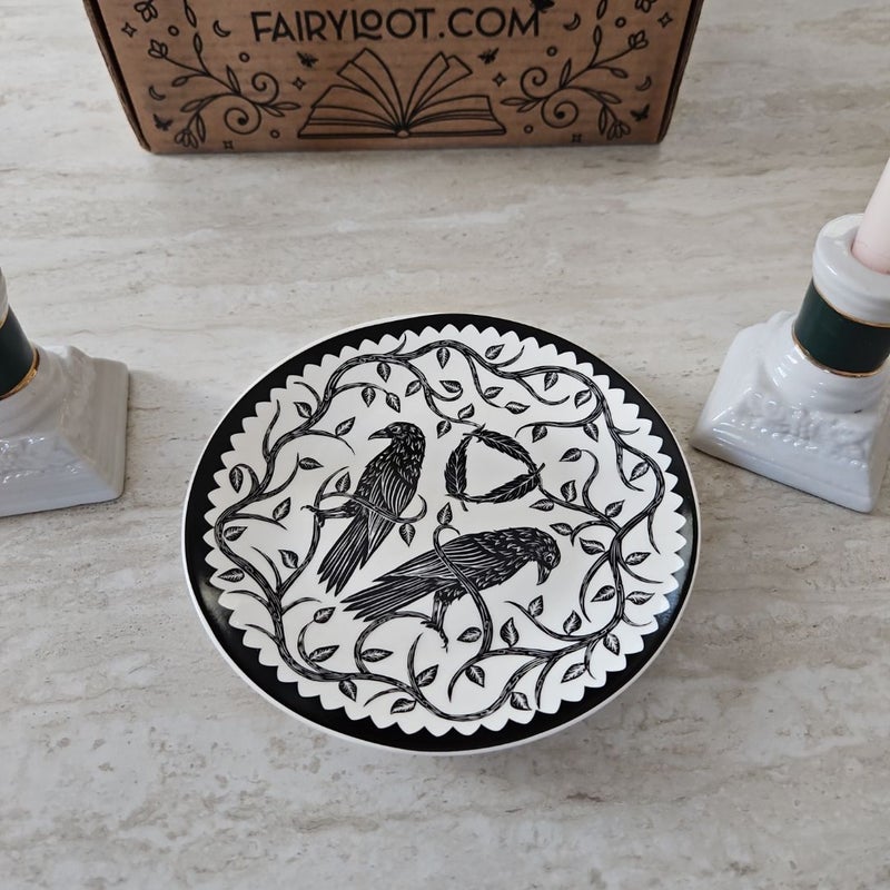 Fairyloot Ceramic Plate - The Raven Boys