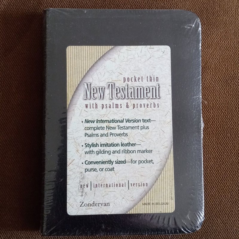 NIV Pocket Thin New Testament with Psalms and Proverbs