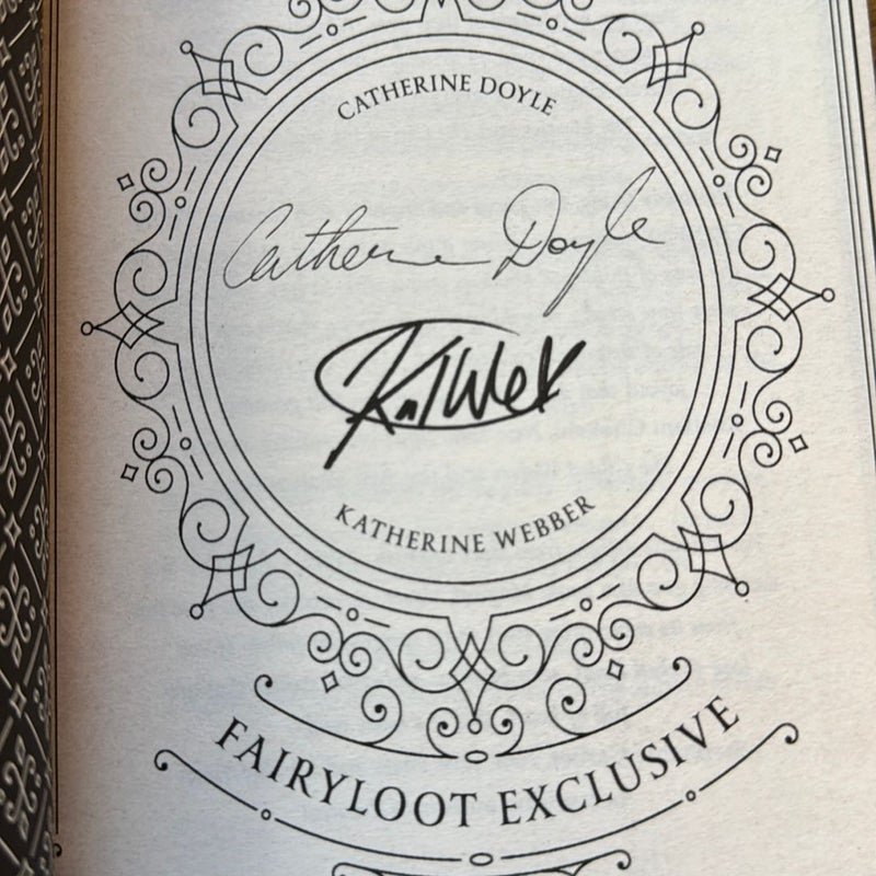 SIGNED Twin Crowns sprayed edges FairyLoot edition