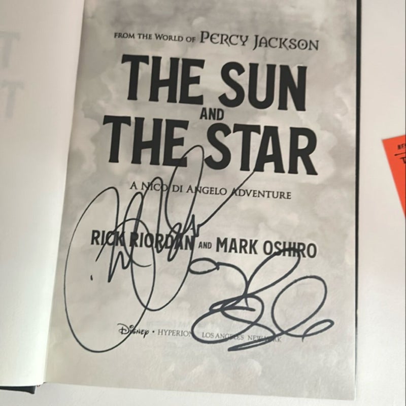 **SIGNED**The Sun and the Star (+ free PJO Ultimate Guide + stickers!) 