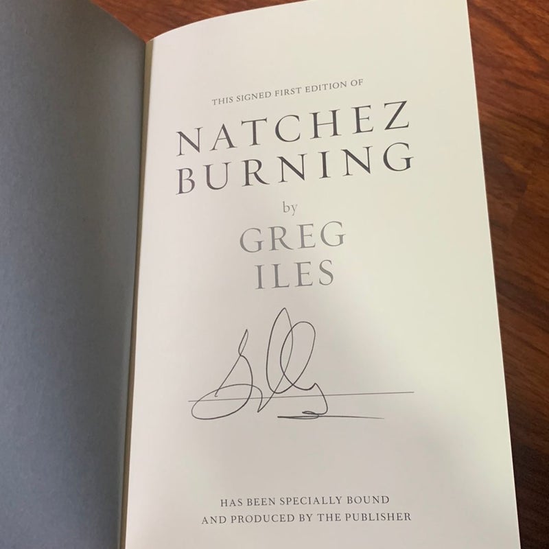 Natchez Burning (signed edition)