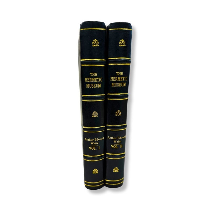 The Hermetic Museum Volumes 1 and 2 by Arthur Edward Waite Leather-Bound