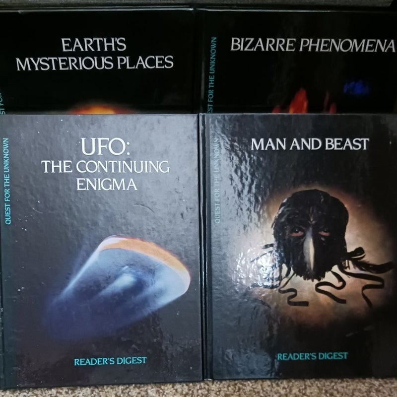 Lot of 4 Books: Reader's Digest: Quest For the Unknown (1993)