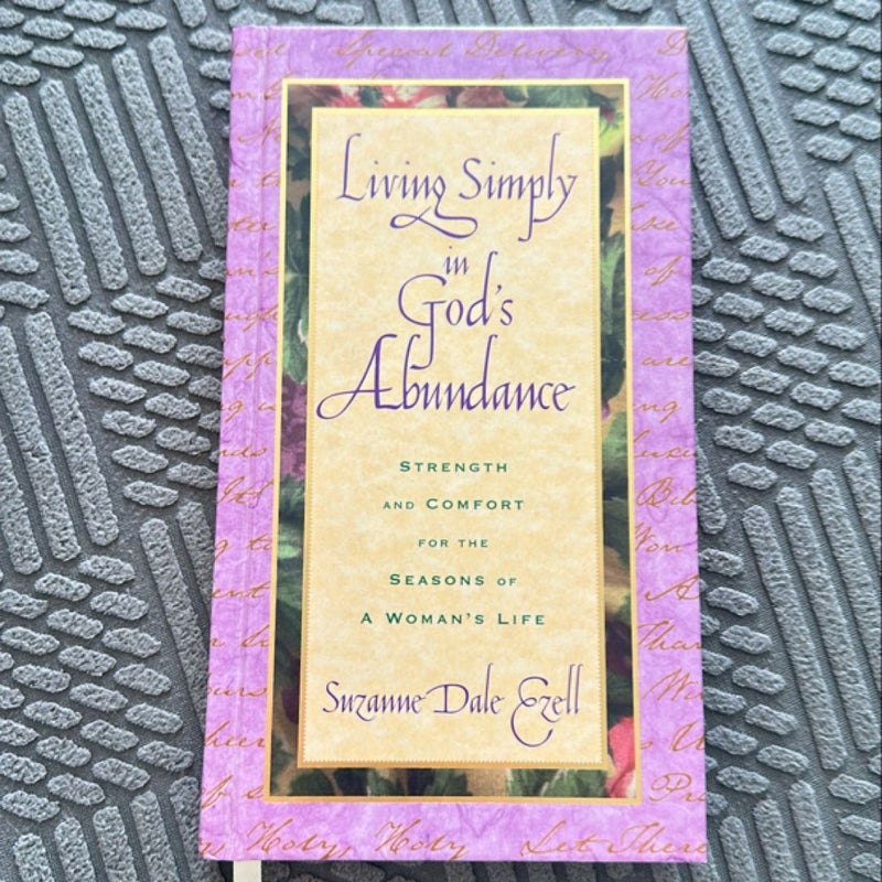 Living Simply in God's Abundance