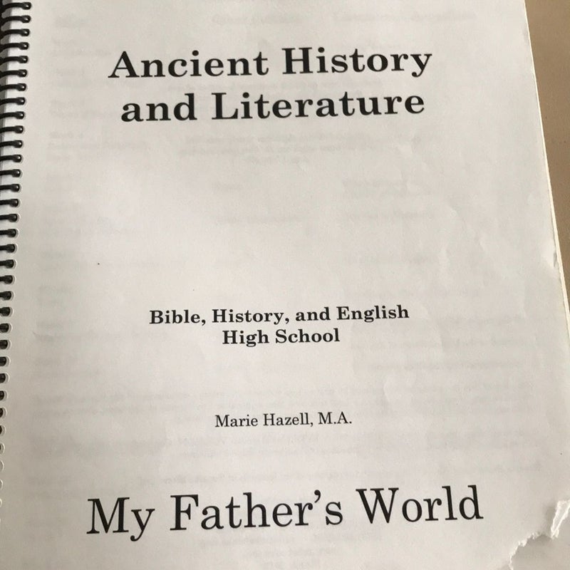 Ancient History and Literature curriculum guide