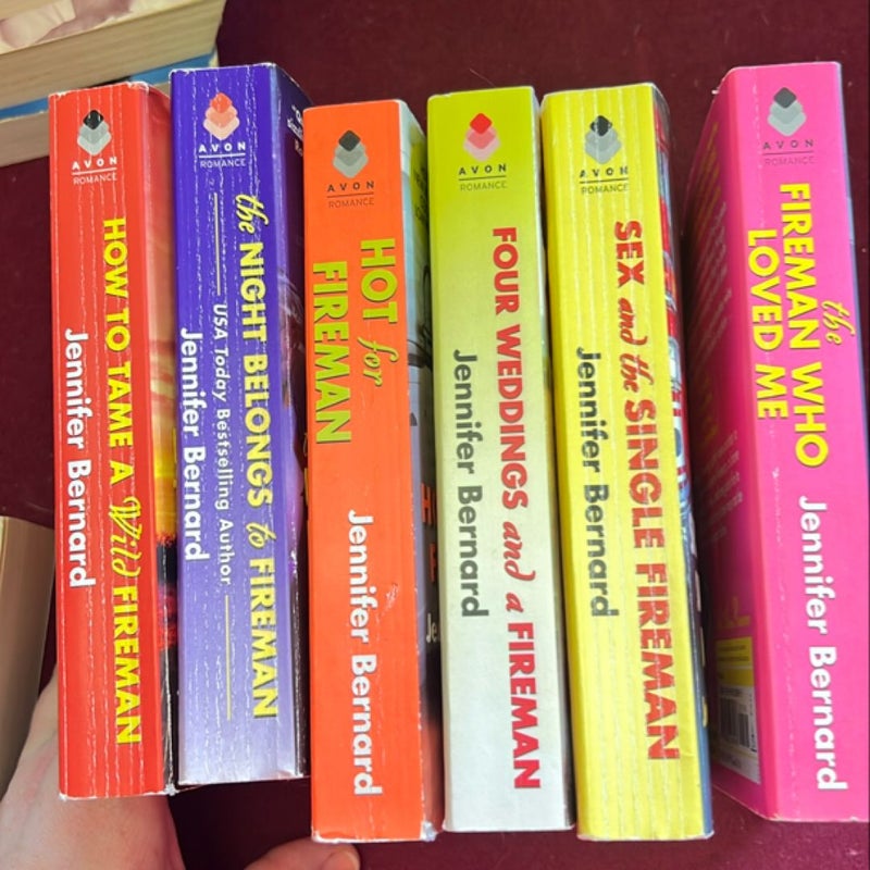 A Bachelor Fireman Novel Set