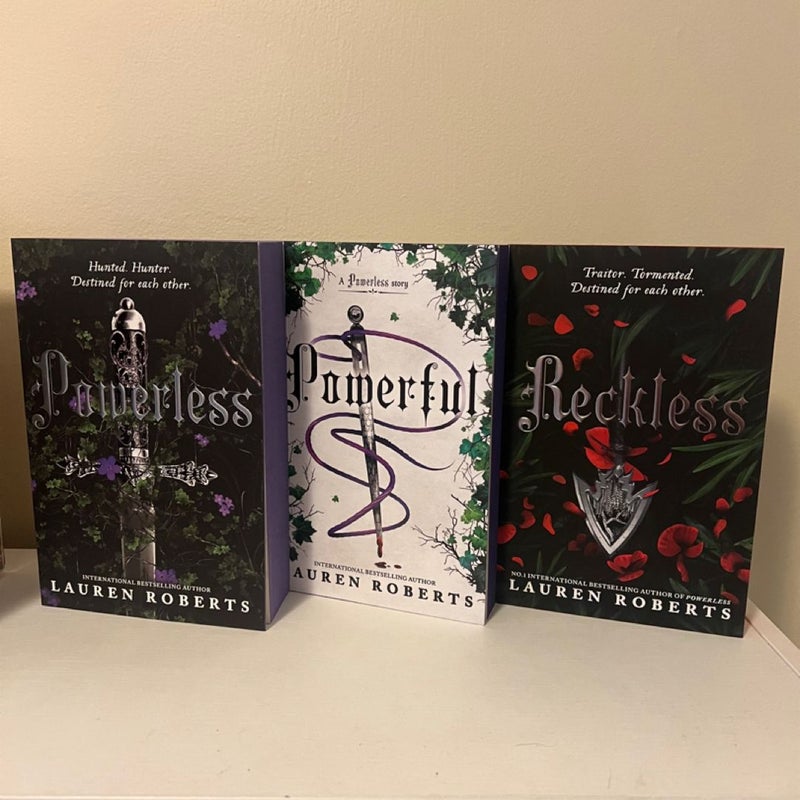 Powerless Trilogy Waterstone Exclusive Paperback Editions