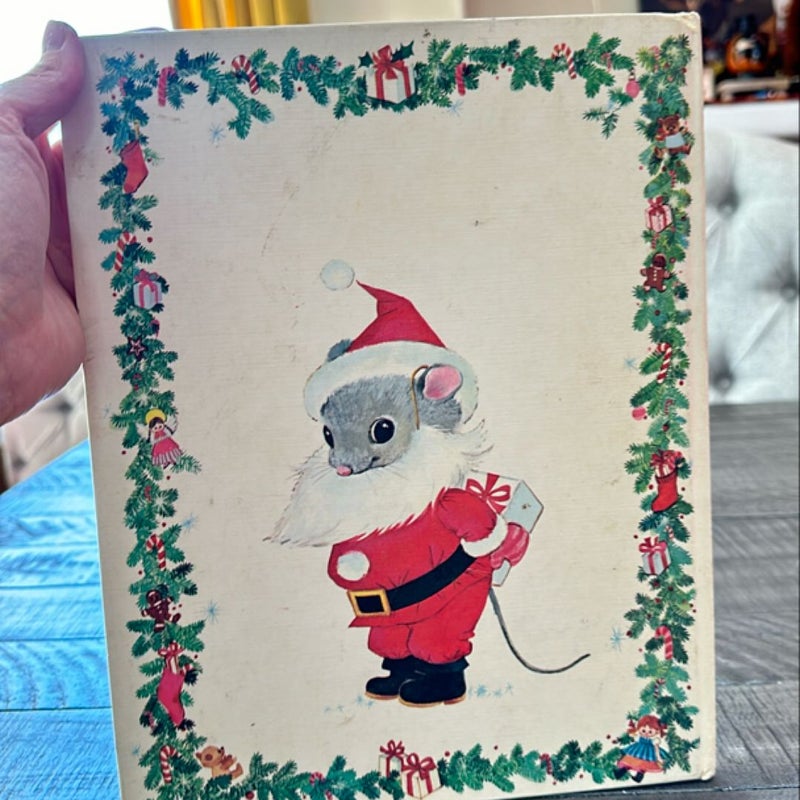 1966 SANTA MOUSE-MICHAEL BROWN/Elfrieda DeWitt Grosset & Dunlap HC