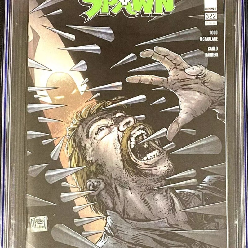 Spawn #322 2021 Variant Cover CGC 9.8 NM/M Todd McFarlane Story and Art