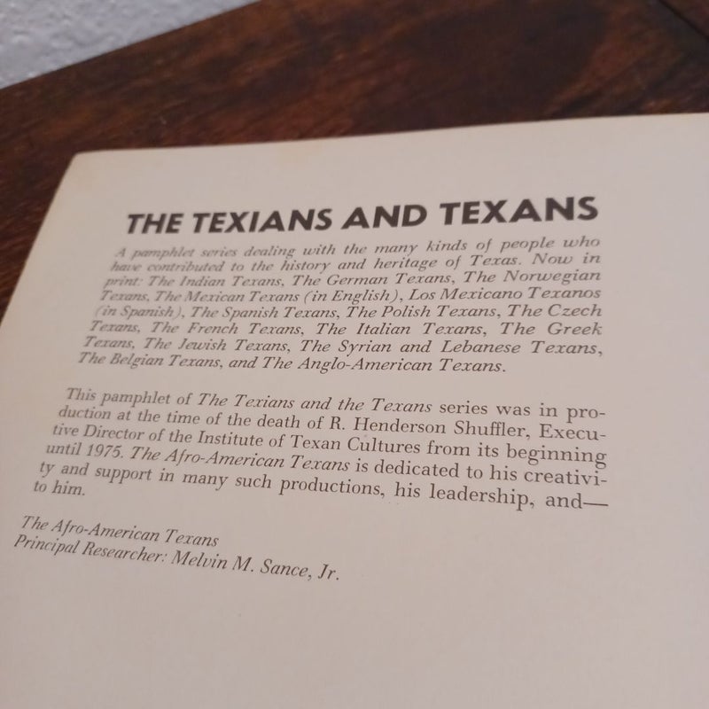 The Afro-American Texans