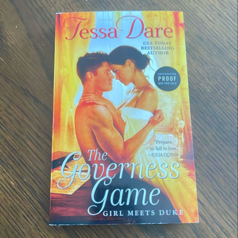 The Governess Game (Advance Reader Copy)