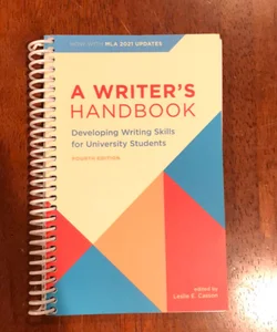 A Writer's Handbook - Fourth Edition with MLA 2021 Update