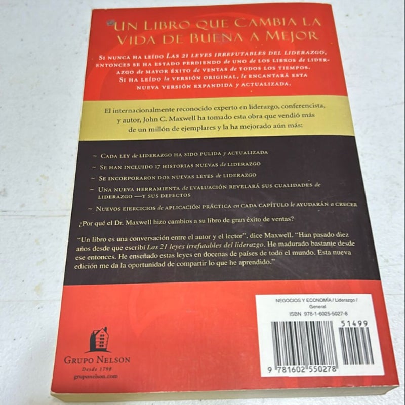 Las 21 Leyes Irrefutables del Liderazgo