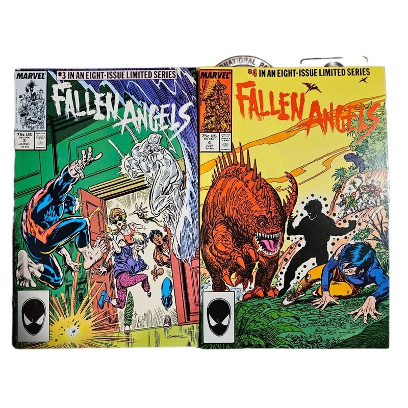 Marvel Comics Complete Fallen Angels Limited Mini Series #1-8