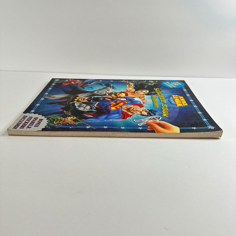 Justice League Sticker Book Treasury-Reusable Stickers