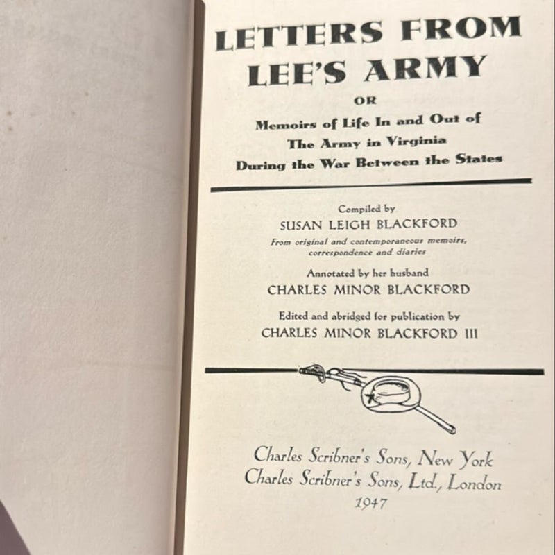 Letter From Lee’s Army