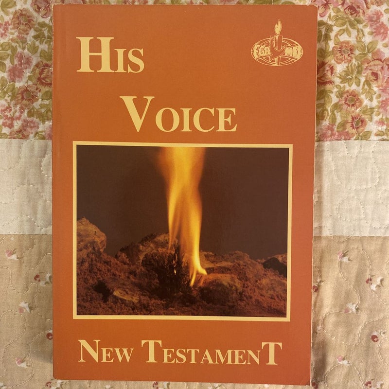 His Voice New Testament 