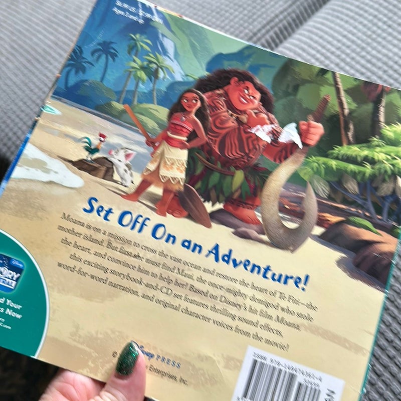 Moana Read-Along Storybook and CD