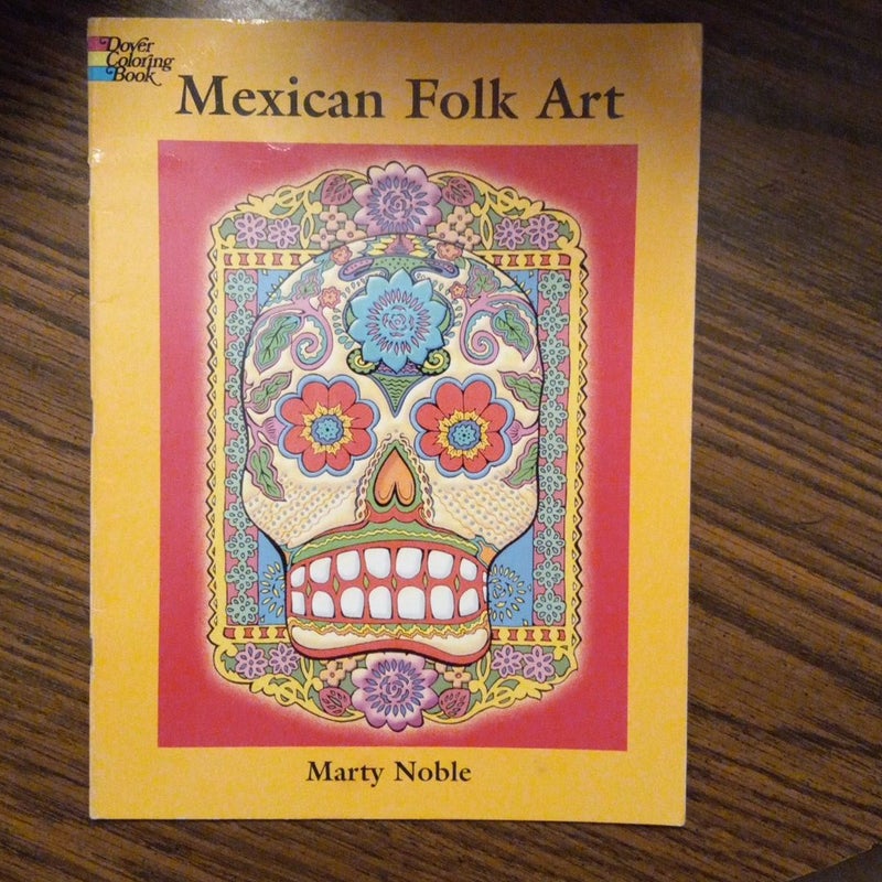 Mexican Folk Art Coloring Book