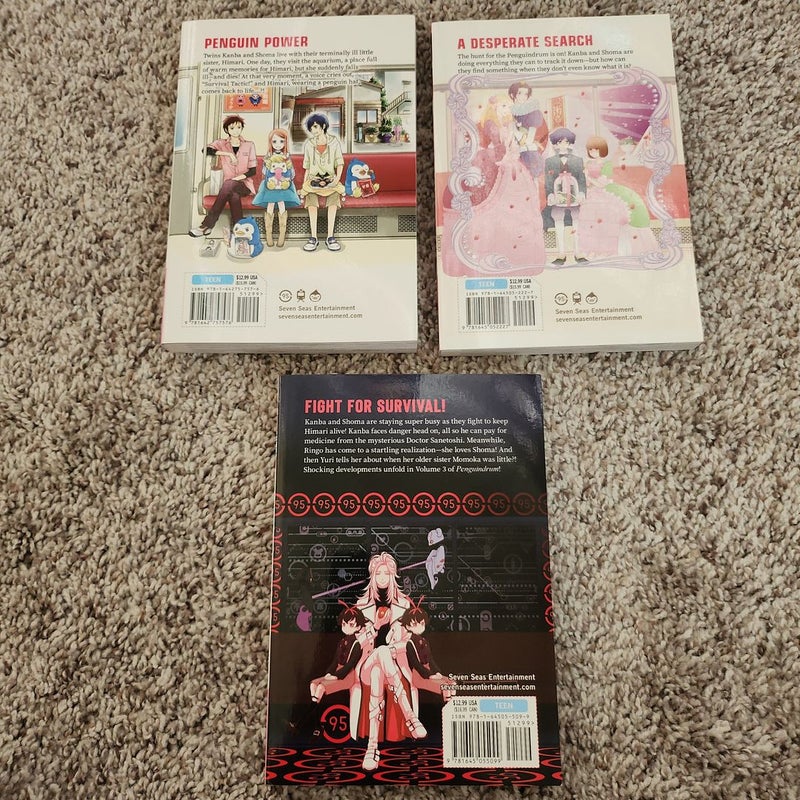 PENGUINDRUM manga set (vol 1-3)