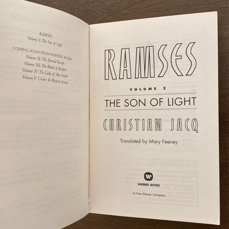 Ramses: the Son of Light - Volume I