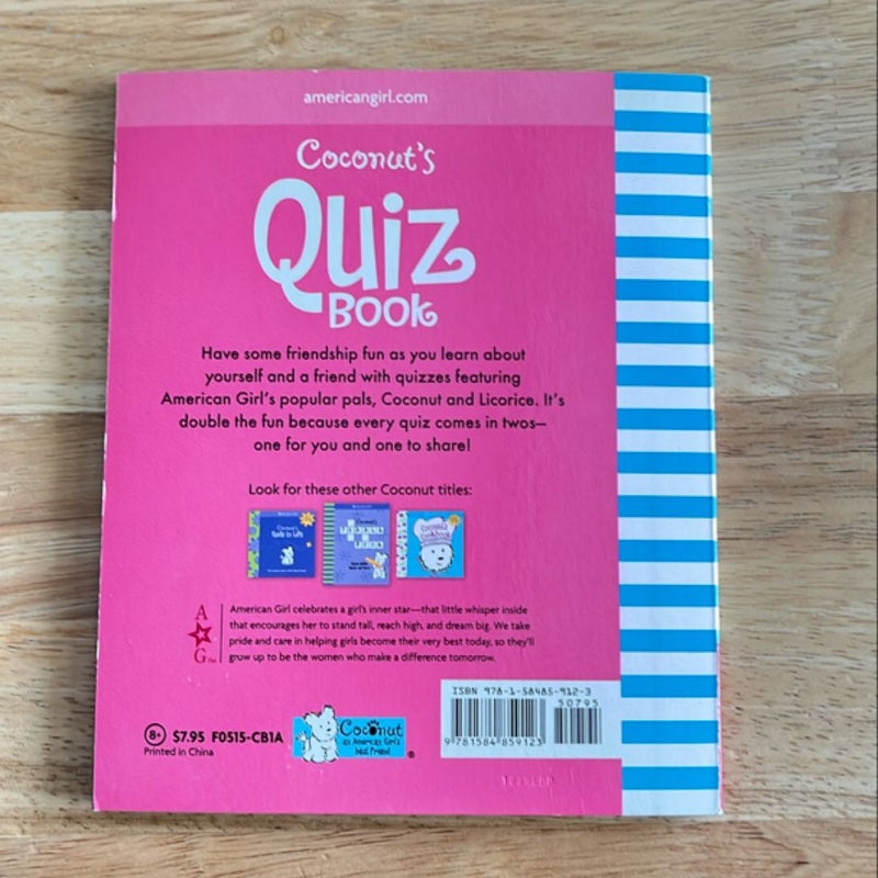 American Girl Coconut Quiz Book