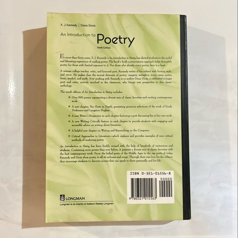 An Introduction to Poetry