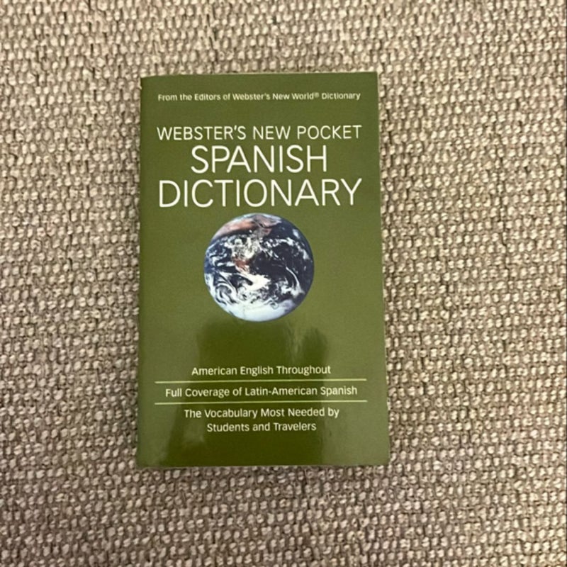 Webster's New Pocket Spanish Dictionary