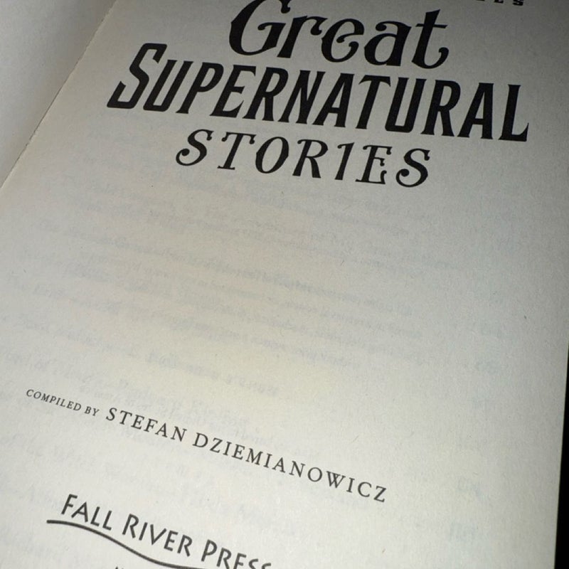 Great Supernatural Stories
