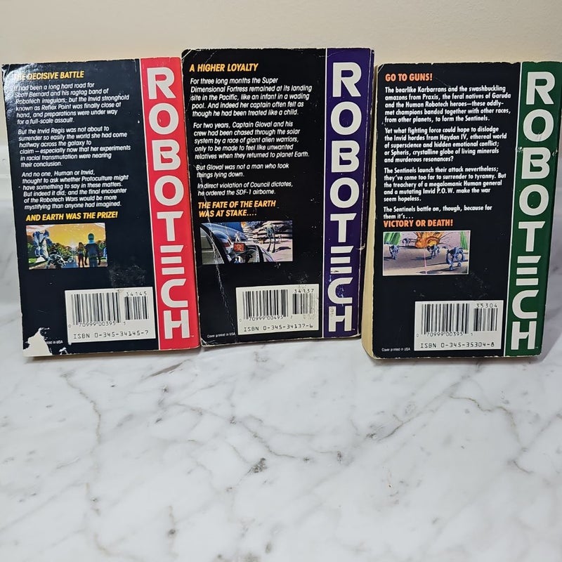 Robotech Series Books 1980s