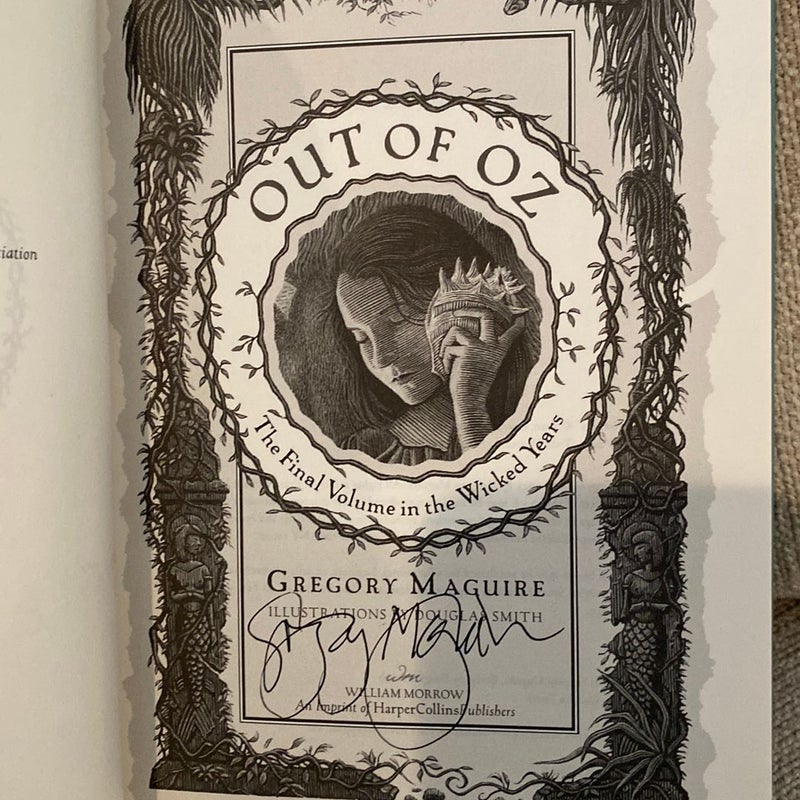 Out of Oz—Signed