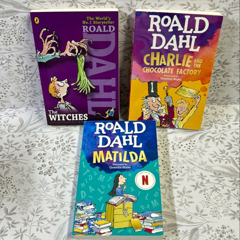 Roald Dahl 3 Paperback Bundle