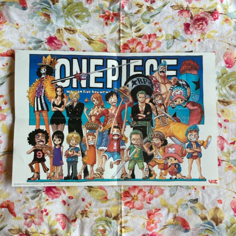 4 Posters One piece manga box set exclusive posters. set of