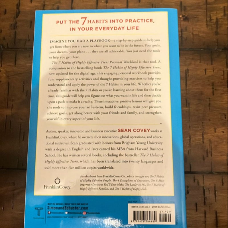 The 7 Habits of Highly Effective Teens Personal Workbook