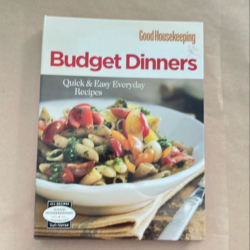 Good Housekeeping: Budget Dinners