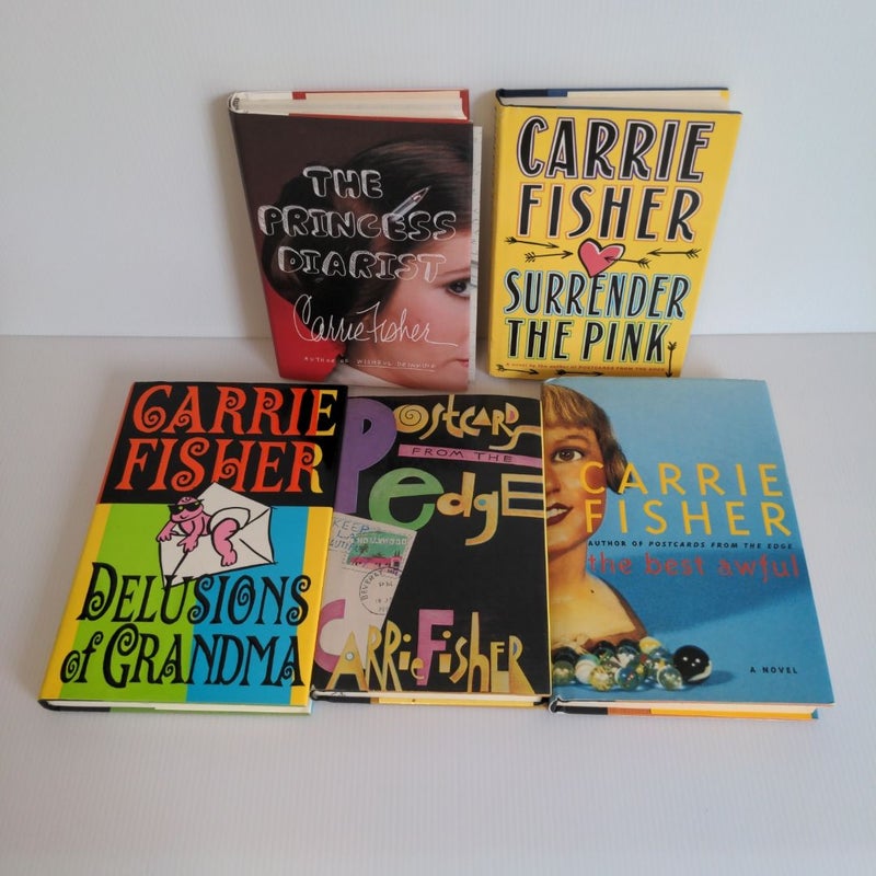 *CARRIE FISHER BUNDLE* The Princess Diarist; Surrender the Pink; Postcards from the Future; Delusions of Grandma; The Best Awful