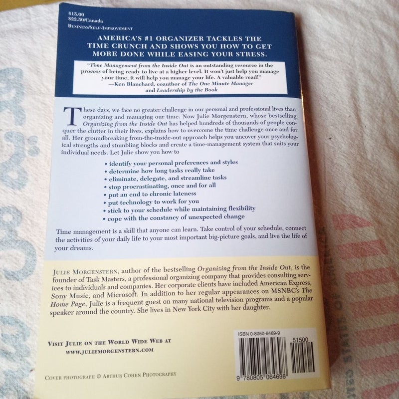 Time Management from the Inside Out