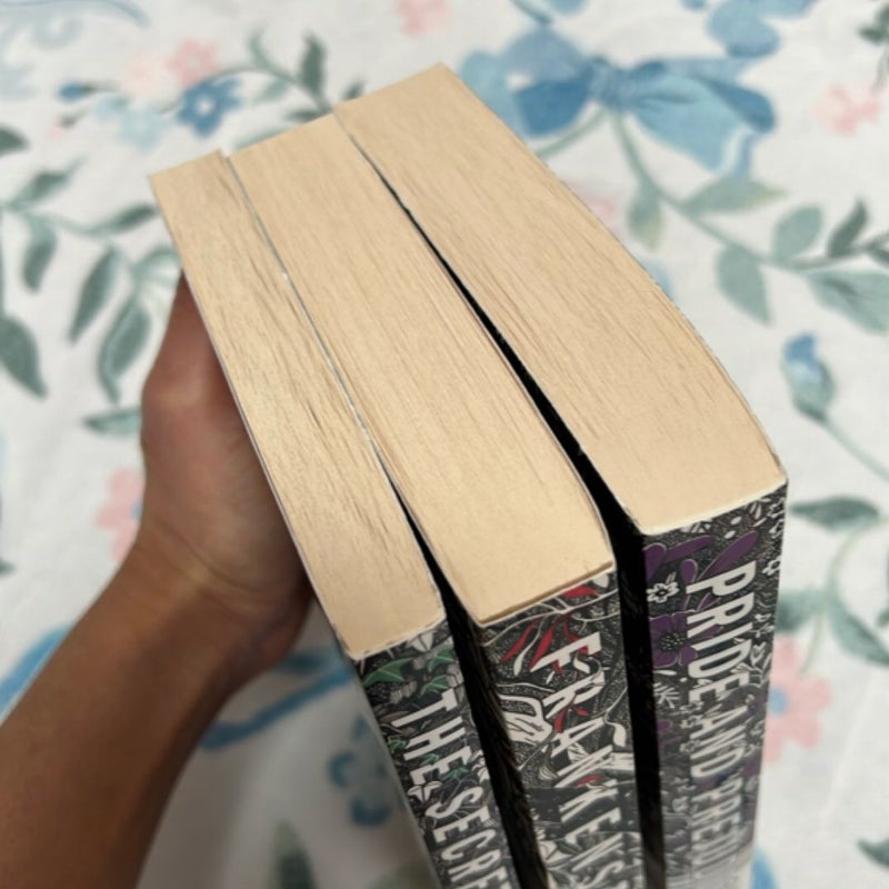 Owlcrate Classics Bundle — The Secret Garden, Frankenstein, Pride and Prejudice